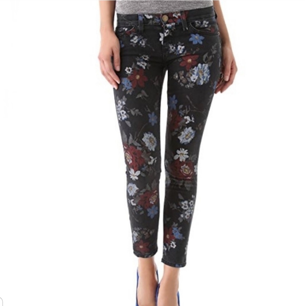 Current/Elliott Wildflower Stiletto Skinny Jeans